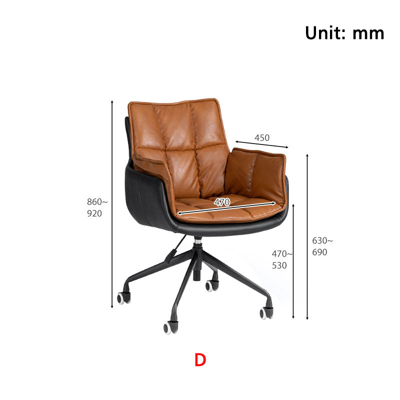 Adjustable Height Swivel Office Chair in Multiple Colors - US Writing Desk