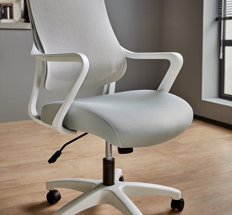 Adjustable Mesh Office Chair with Lumbar Support and Headrest - US Writing Desk