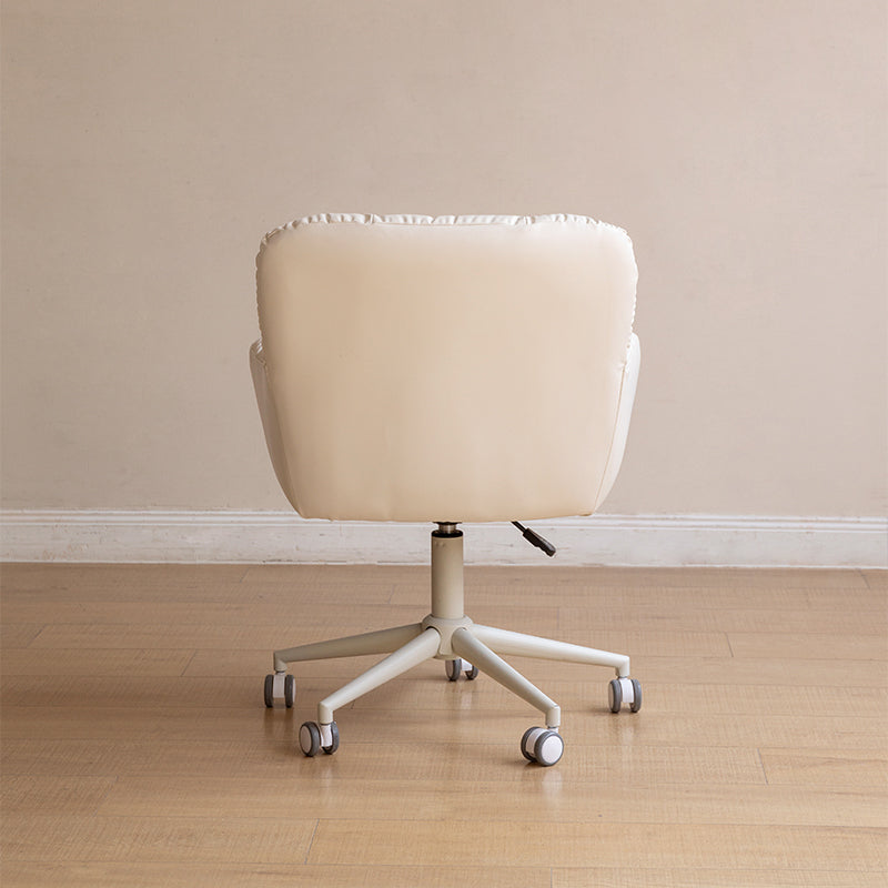 Adjustable Height Ergonomic Swivel Chair with PU Caster Wheels - US Writing Desk