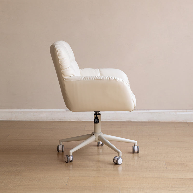 Adjustable Height Ergonomic Swivel Chair with PU Caster Wheels - US Writing Desk