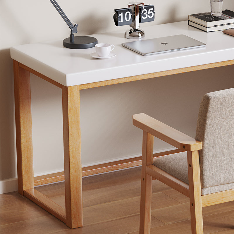 Minimalist Solid Wood Corner Writing Desk (L-Shaped) - US Writing Desk