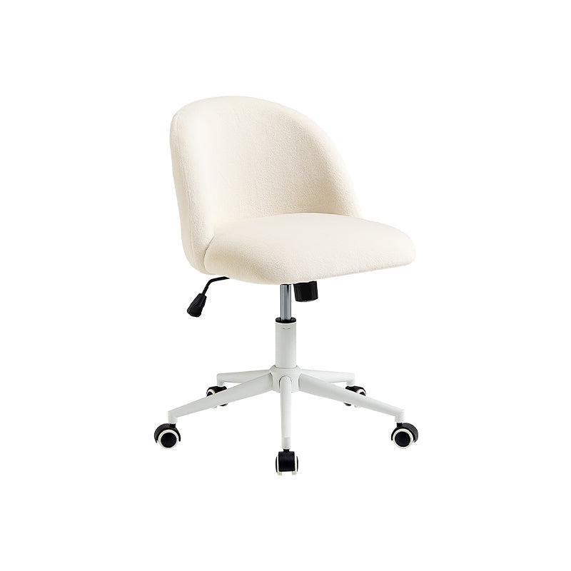 Armless Rolling Computer Chair with Adjustable Height - US Writing Desk