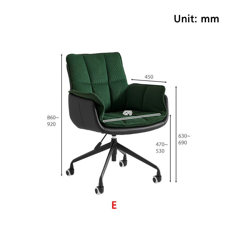 Adjustable Height Swivel Office Chair in Multiple Colors - US Writing Desk
