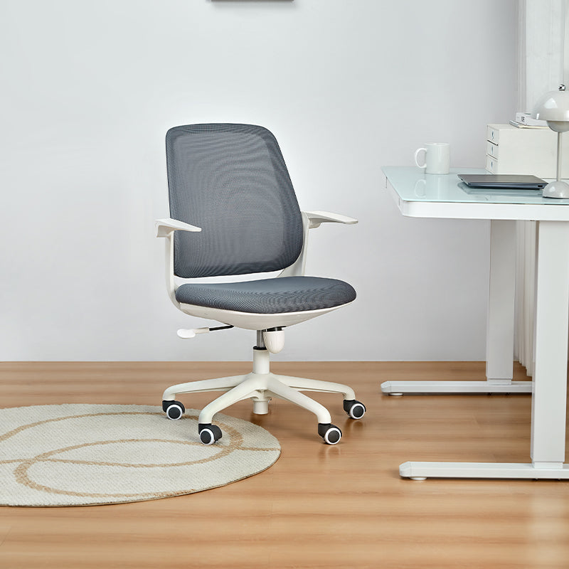 Mesh Adjustable Rolling Office Chair with Ergonomic Support - US Writing Desk