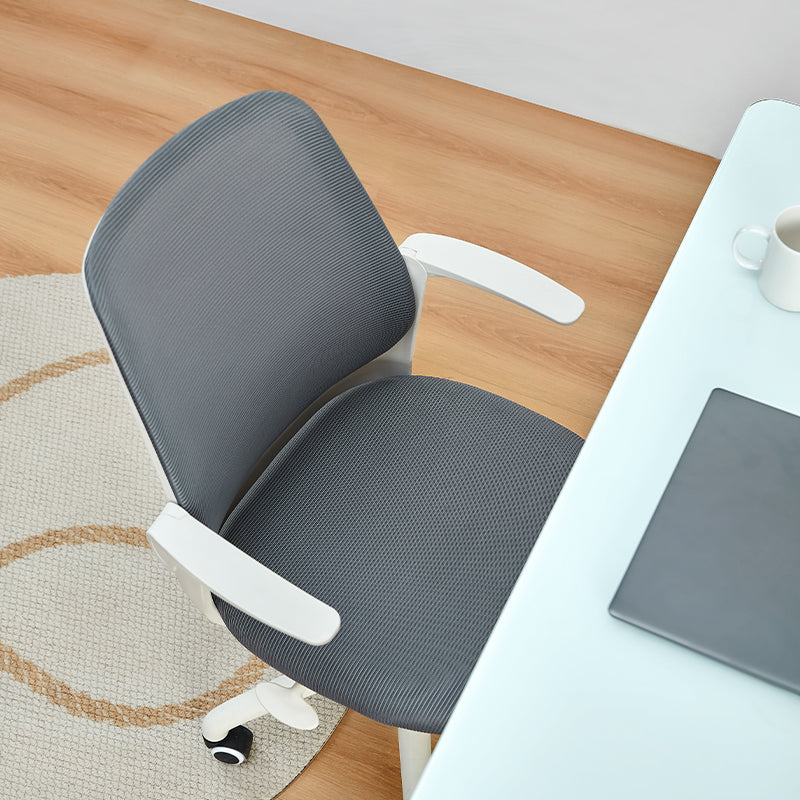 Mesh Adjustable Rolling Office Chair with Ergonomic Support - US Writing Desk