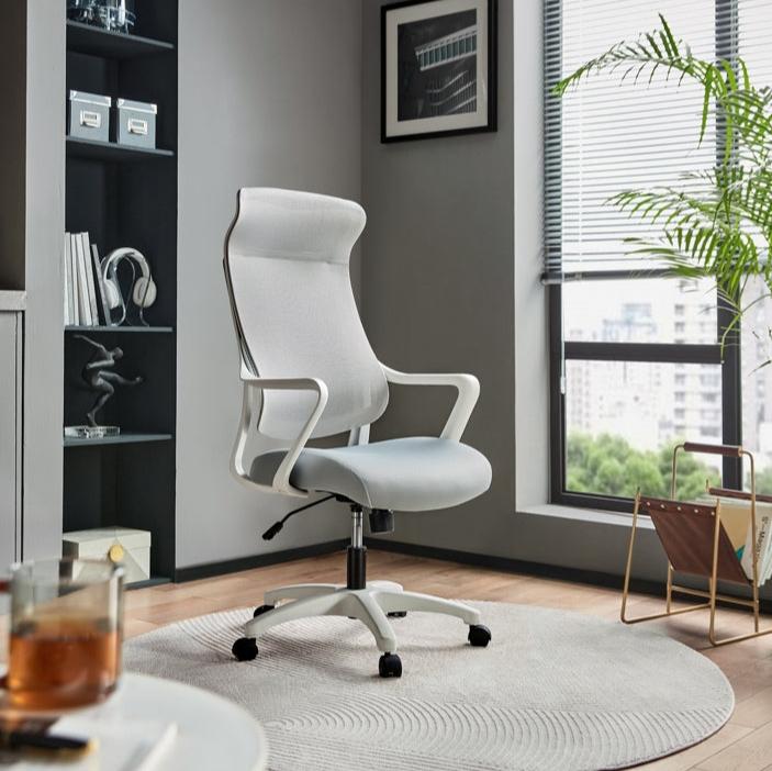 Adjustable Mesh Office Chair with Lumbar Support and Headrest - US Writing Desk