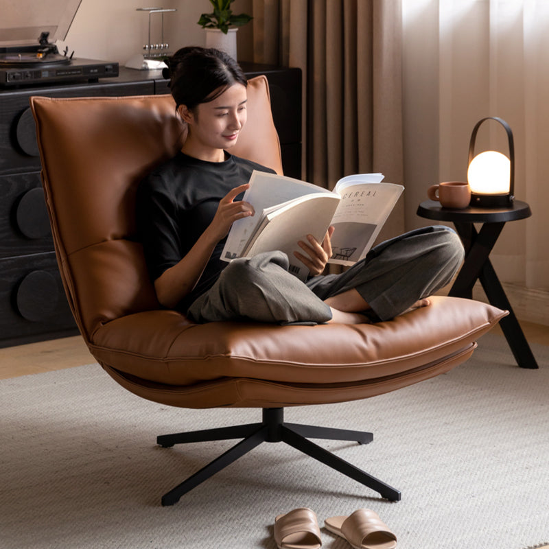 Faux Leather 360 Swivel Computer Chair - US Writing Desk