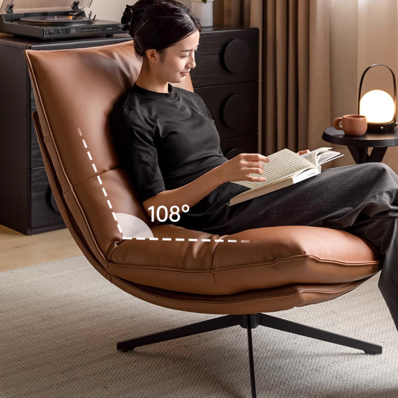 Faux Leather 360 Swivel Computer Chair - US Writing Desk